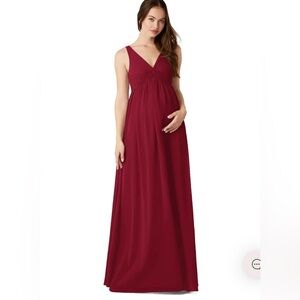 HOST PICK Azazie Yetta Maternity Twist Front Empire Chiffon Bridesmaid Dress
